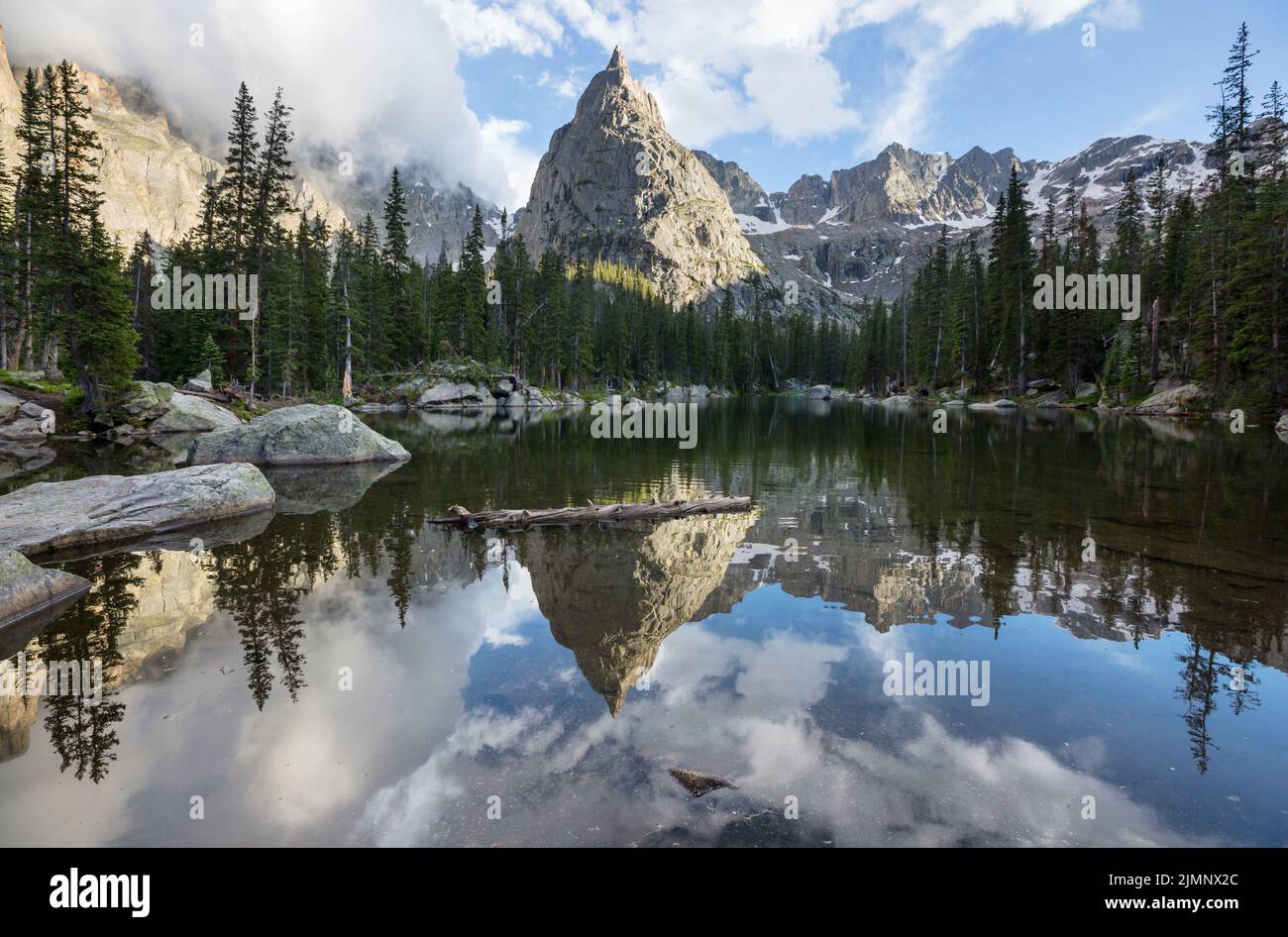 Gipfel in Colorado Mountains Stockfoto