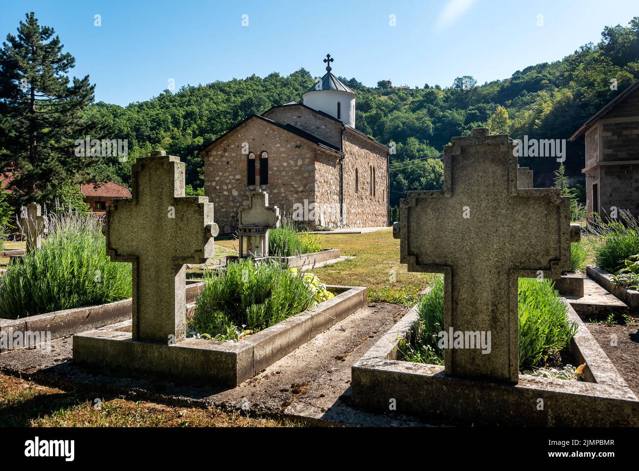 Orthodoxes Christliches Kloster. Serbisches Kloster der Himmelfahrt