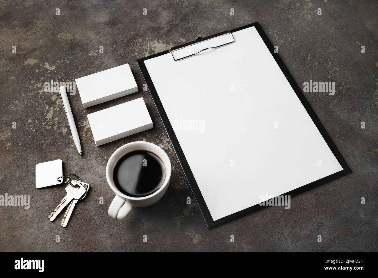 Leere branding Schreibwaren Stockfoto