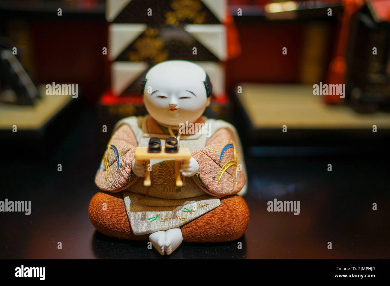 Hinamatsuri-Puppe (japanische Kultur) Stockfoto