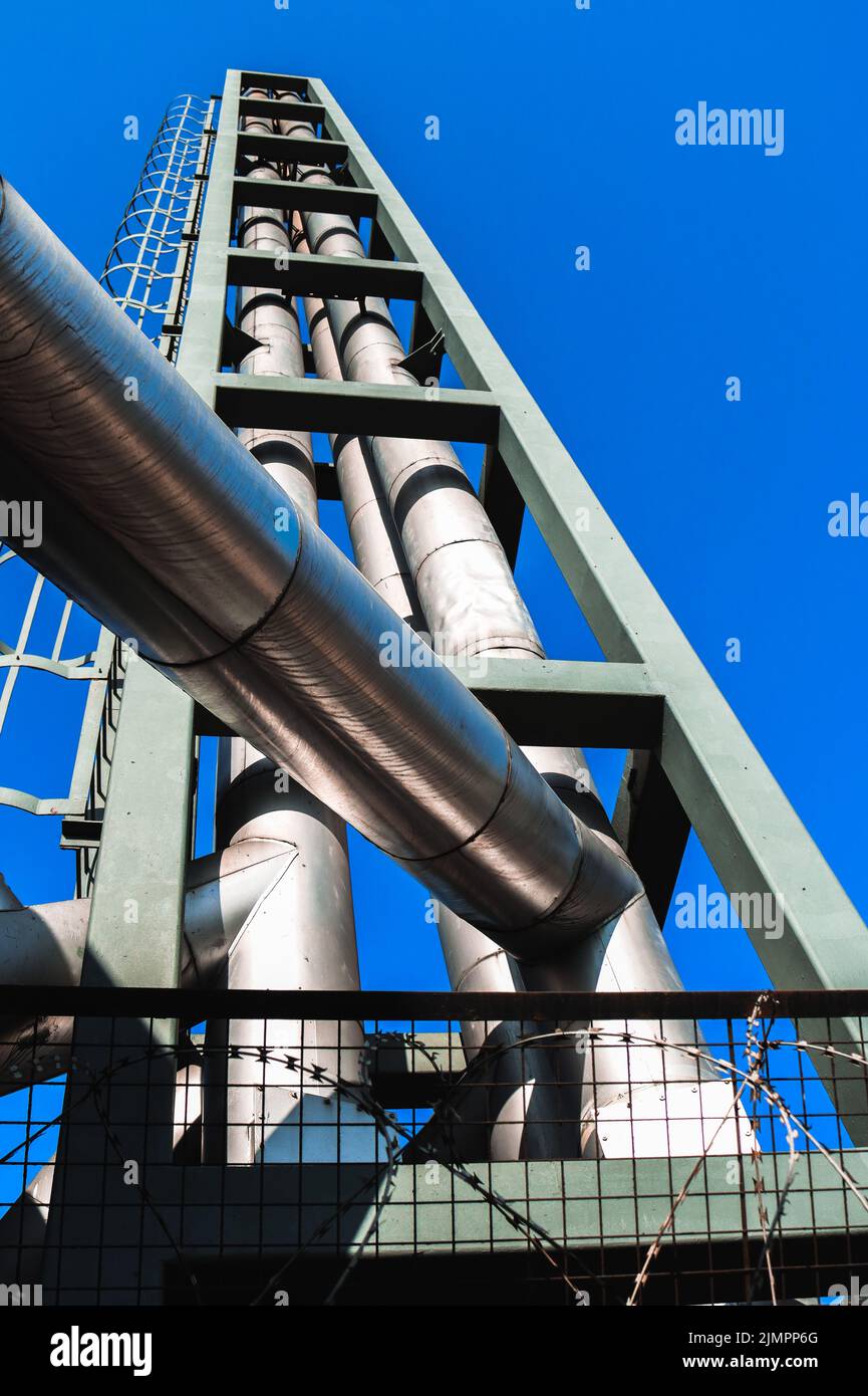 Sky Scrapper Metallstruktur Stockfoto