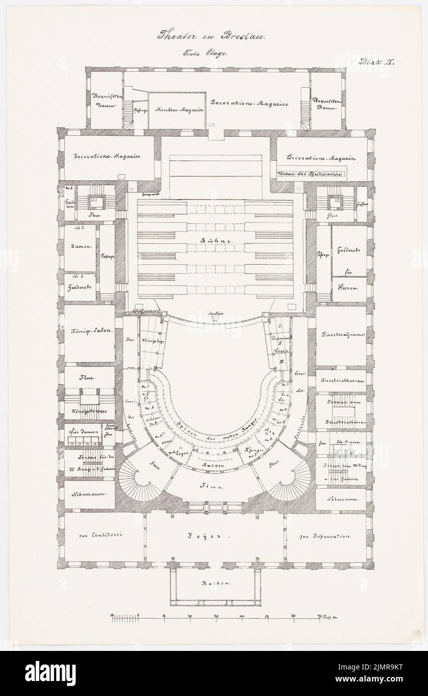 Breslau wiederaufbau grundriss 1 obergeschoss Fotos und Bildmaterial