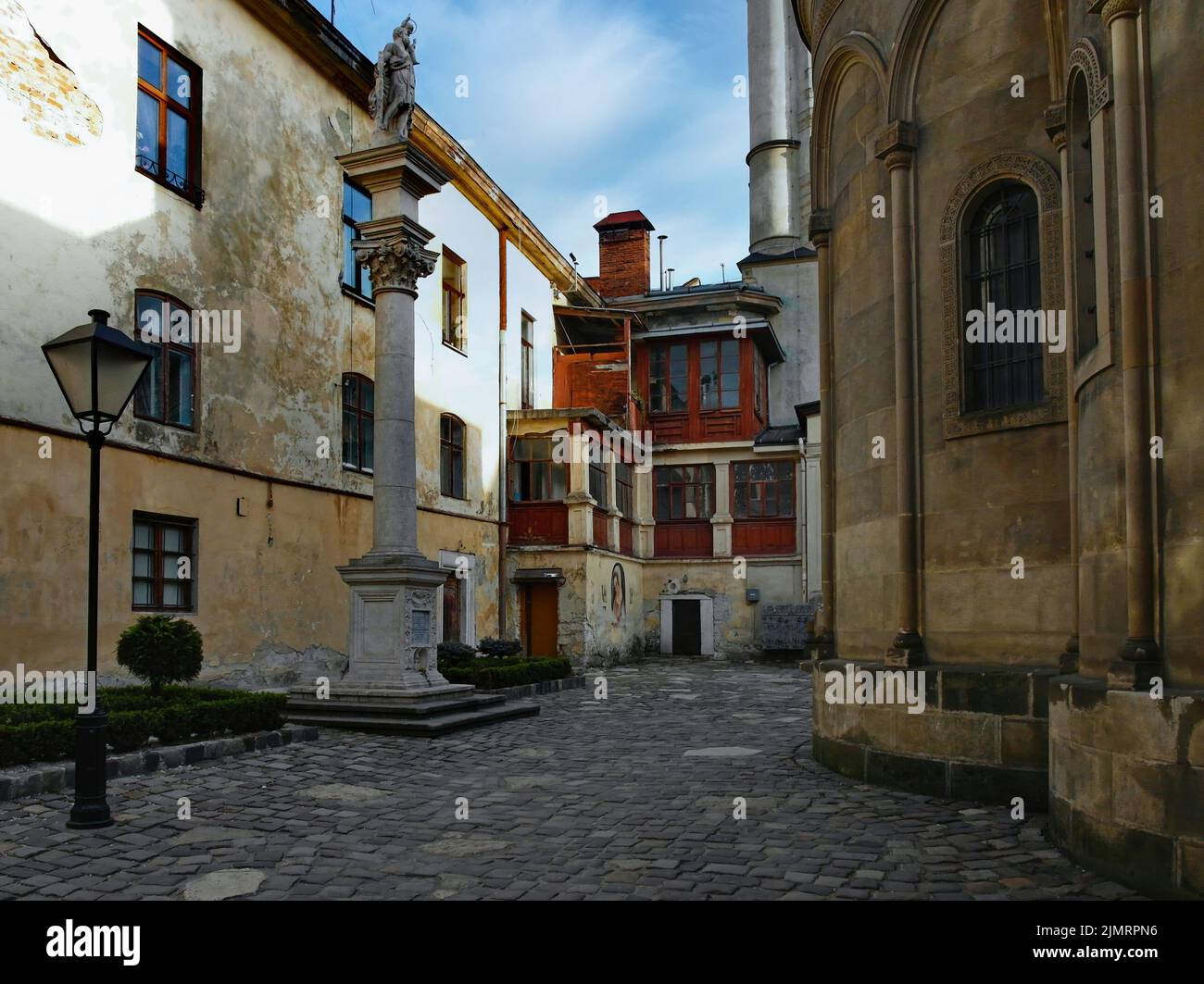 Armenische Kathedrale zur Himmelfahrt der seligen Jungfrau Maria Lviv. Ukraine Stockfoto