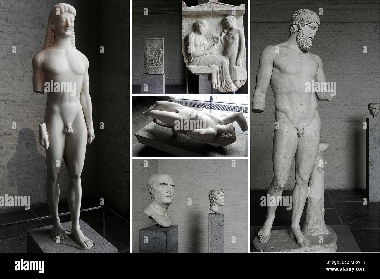 Die münchner Glyptothek ist ein prächtiges Museum, in dem seltene Werke der antiken Kunst ausgestellt sind Stockfoto