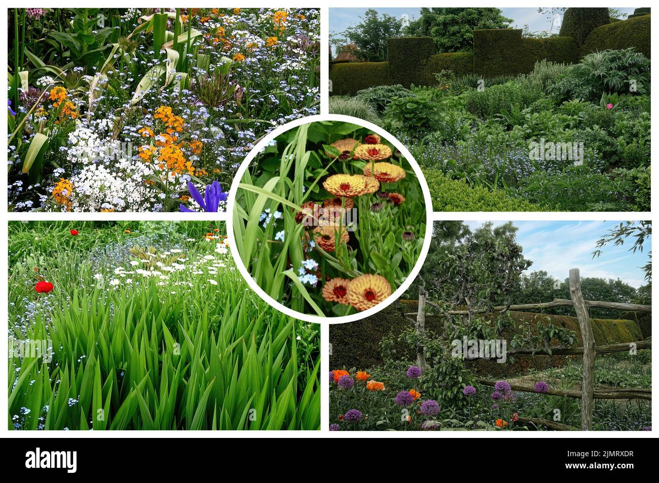 Great Dixter ist ein Haus und Gärten in Northiam, East Sussex, England und wurde 1910 vom Architekten Edwin Lutyens mit Christopher Lloyd erbaut Stockfoto