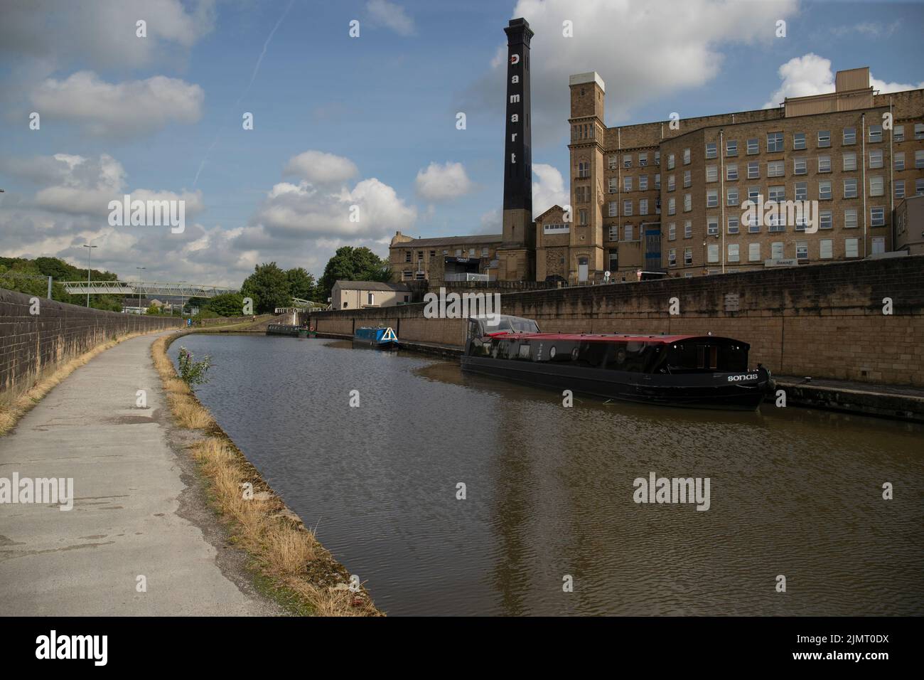 Narrowboat Stock, Leeds und Liverpool Canal Stockfoto