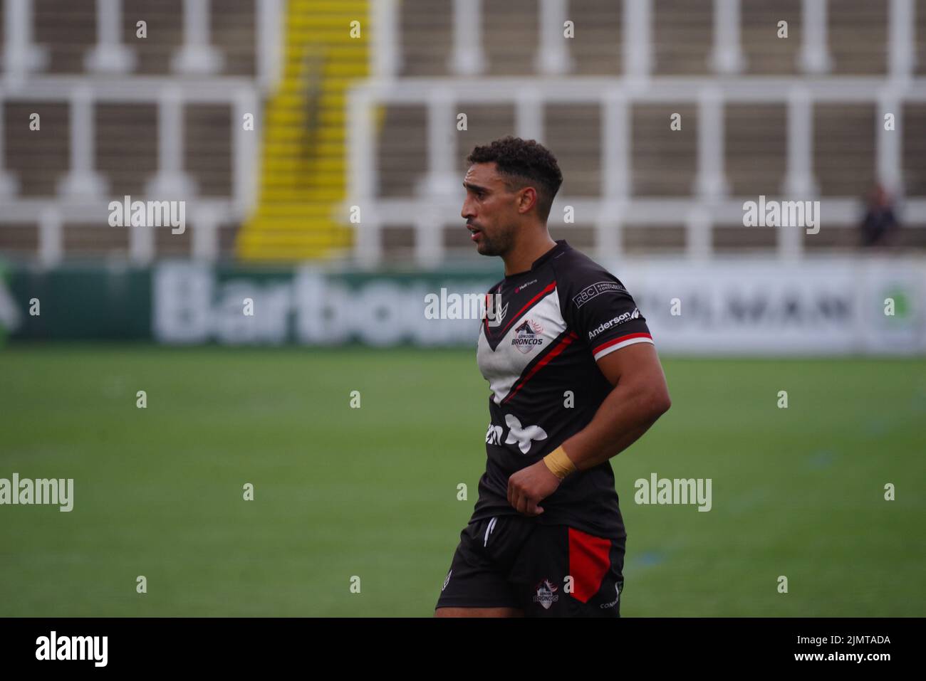 Newcastle upon Tyne, England, 7. August 2022. Dalton Grant spielt für London Broncos gegen Newcastle Thunder bei der Betfred Championship im Kingston Park. Quelle: Colin Edwards Stockfoto