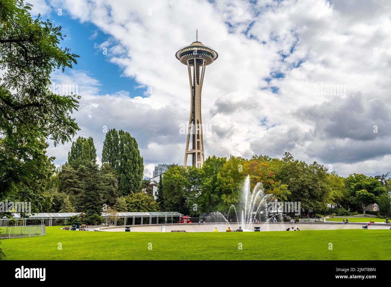 Die wunderschöne Smaragd-Stadt Seattle, Washington Stockfoto