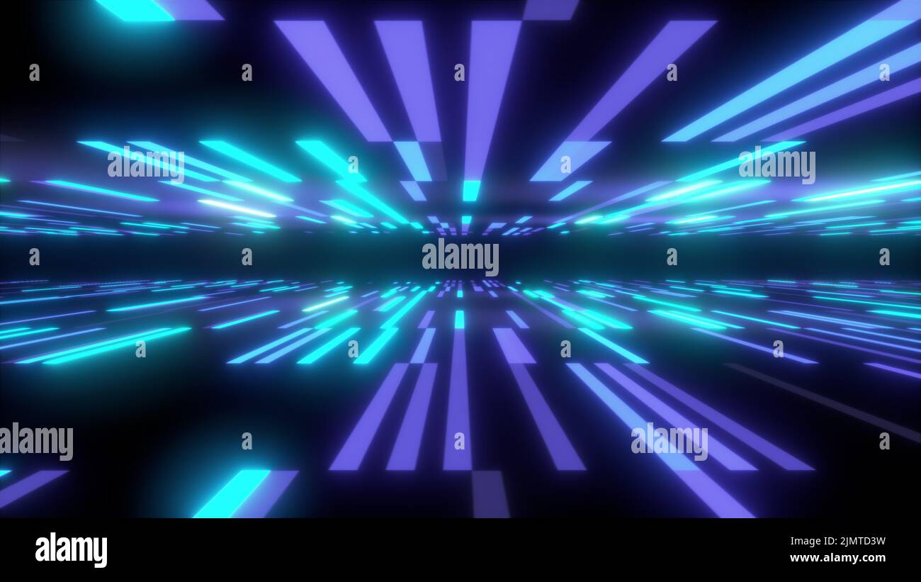 Datenraum der Cybertechnologie Stockfoto