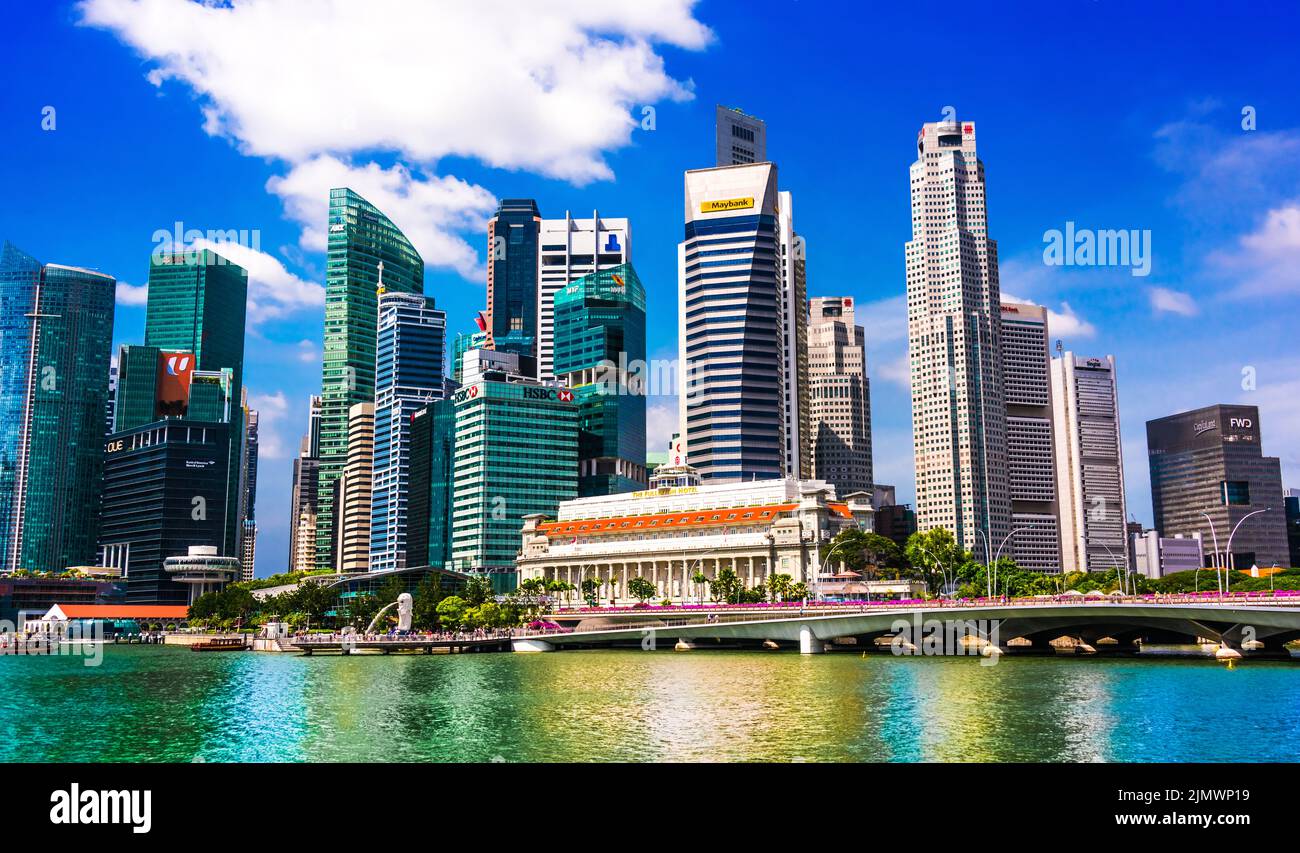 SINGAPUR - MÄRZ 1 Stockfoto