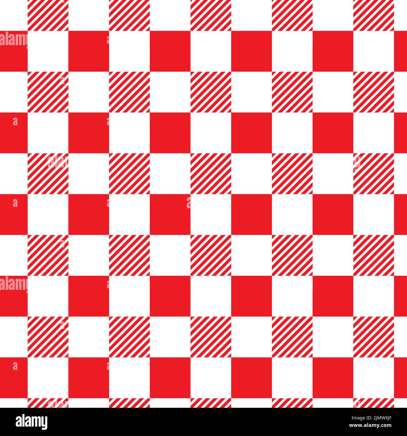 Vichy Nahtlos. Pastellfarbenes Gingham-Muster. Hintergrund für Ostern, Tapete, Decke. Stock Vektor