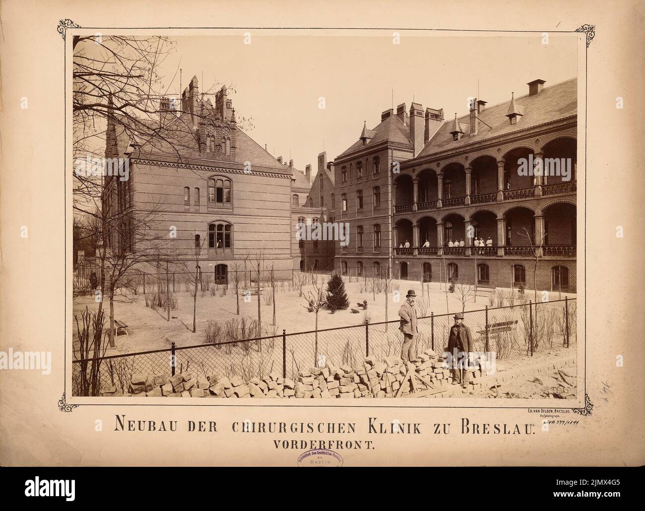 Unbekannter Architekt, Universität, Breslau. Neue Gebäude. Chirurgische