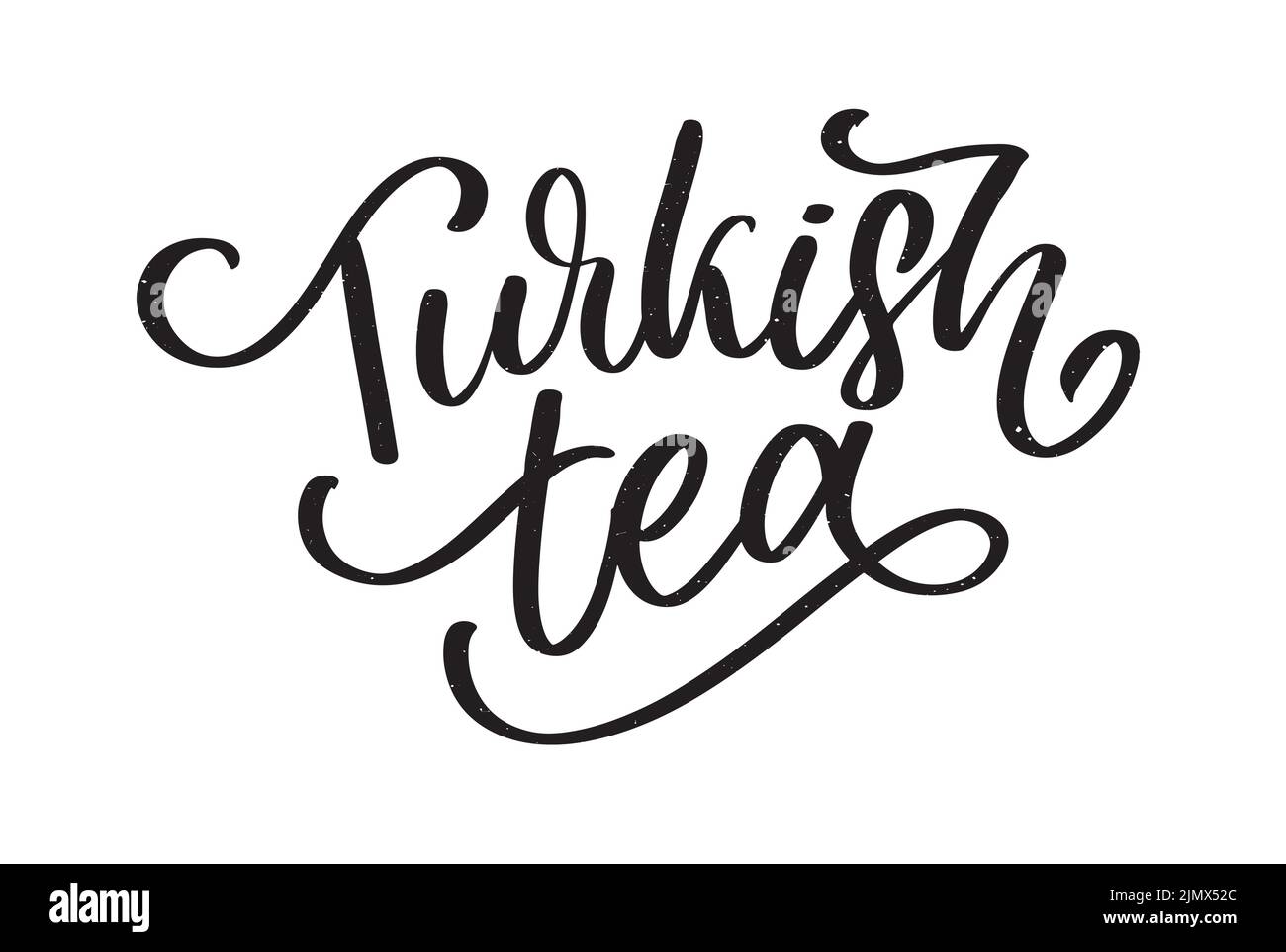 Türkische Traditionen der Teezeremonie. Teezeit. Dekorative Elemente für Ihr Design. Vektor-Illustration mit orientalischer Tasse auf weißem Hintergrund. Stock Vektor