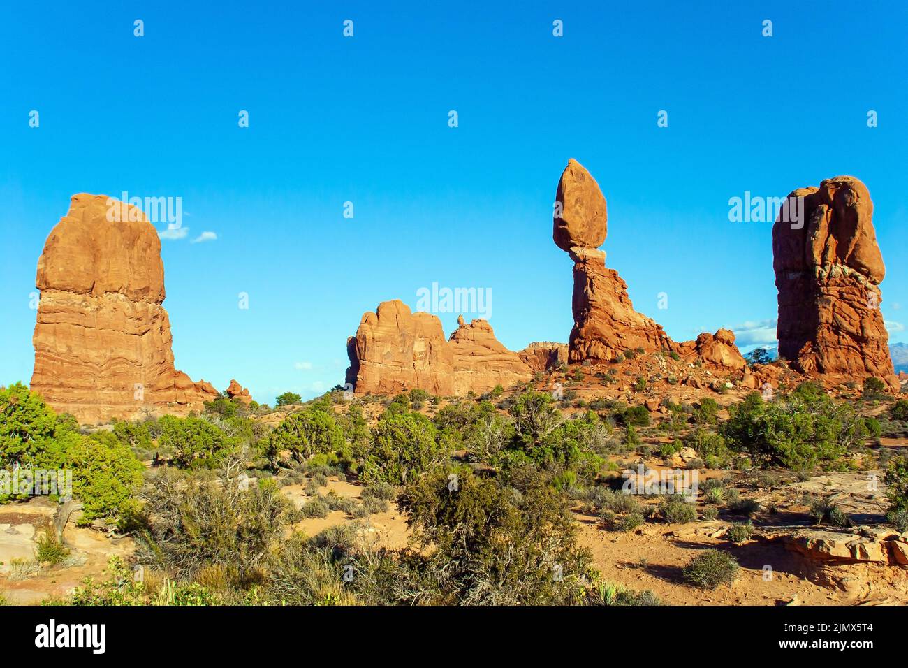 USA. Die einzigartige Schönheit von Arches Stockfoto