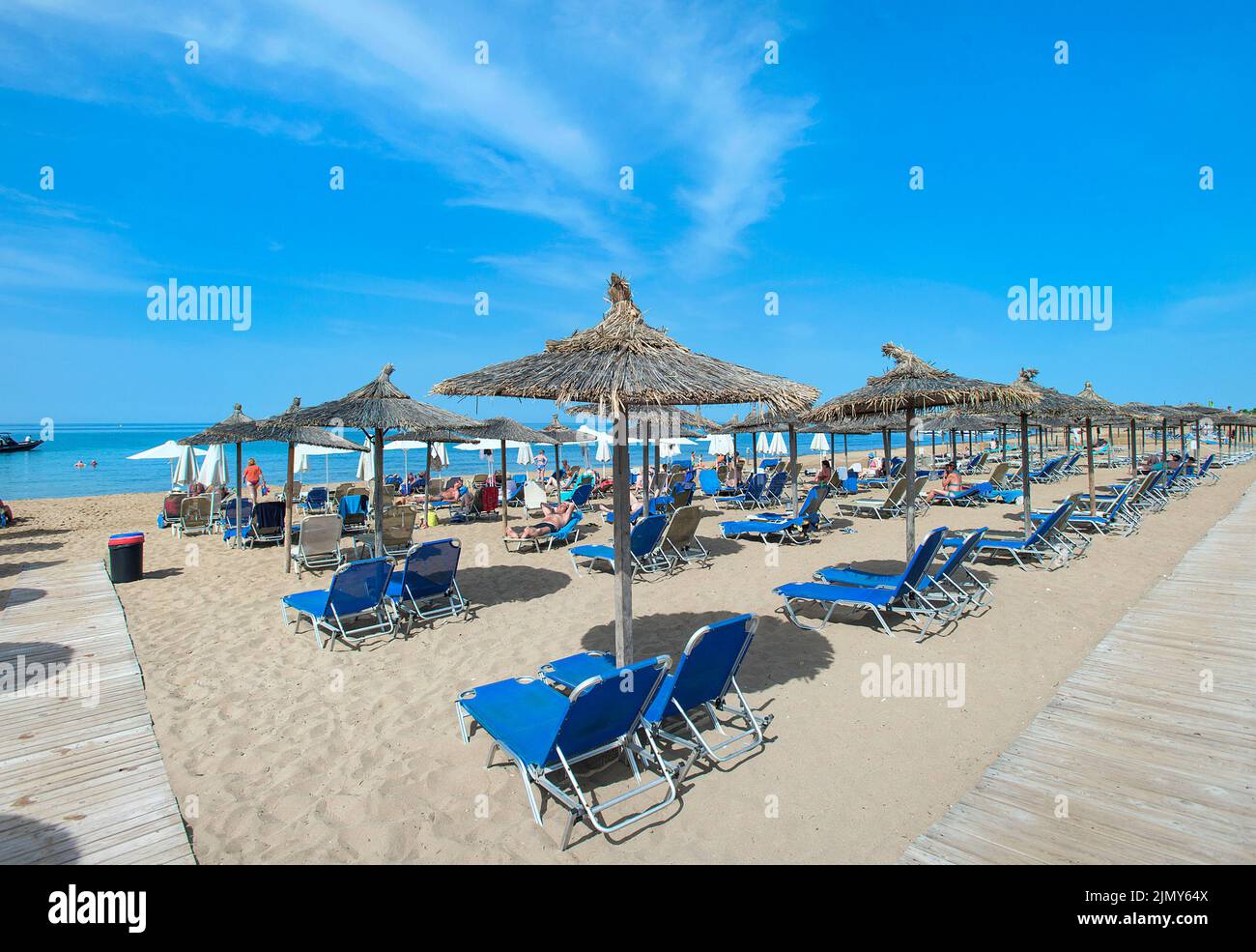 Agios Georgios, Issos-Strand, Korfu, Ionische Inseln, Griechenland Stockfoto