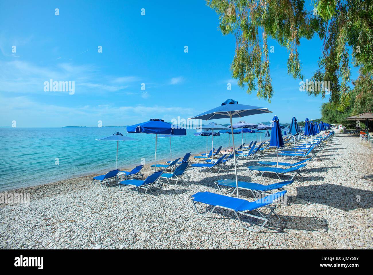 Barbati Beach, Korfu, Ionische Inseln, Griechenland Stockfoto