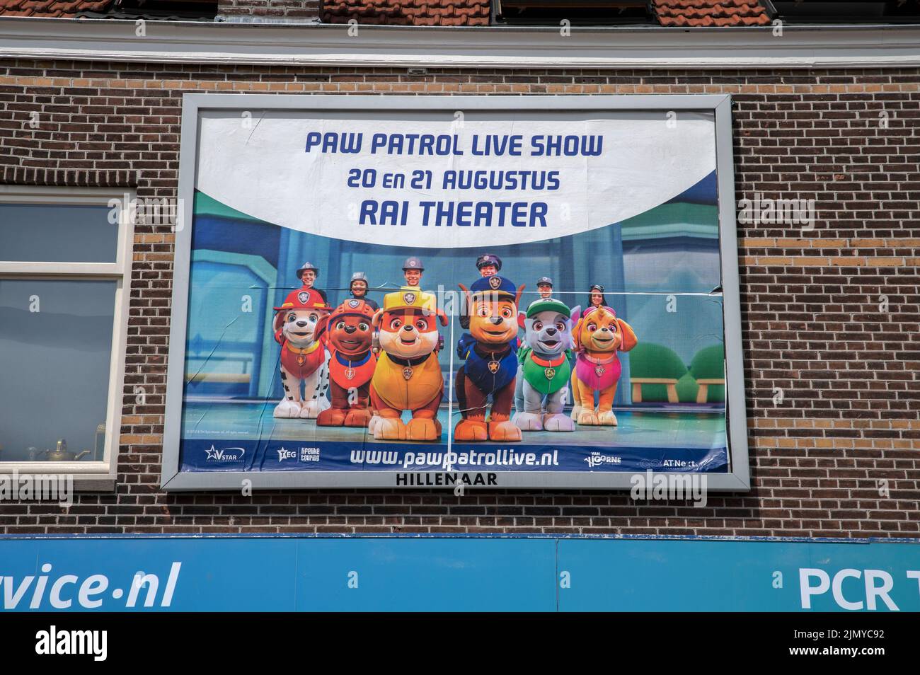 Plakatwand Paw Patrol Live Show In Amsterdam Niederlande 4-8-2022 Stockfoto