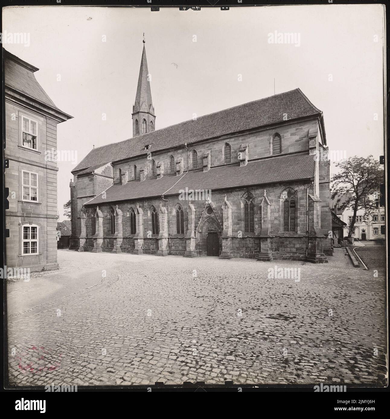 Königlich-preußisches Messbild, St. Martini in Heiligenstadt (ohne dat.): Nordansicht. Foto, 40,6 x 40,4 cm (einschließlich Scankanten) Stockfoto