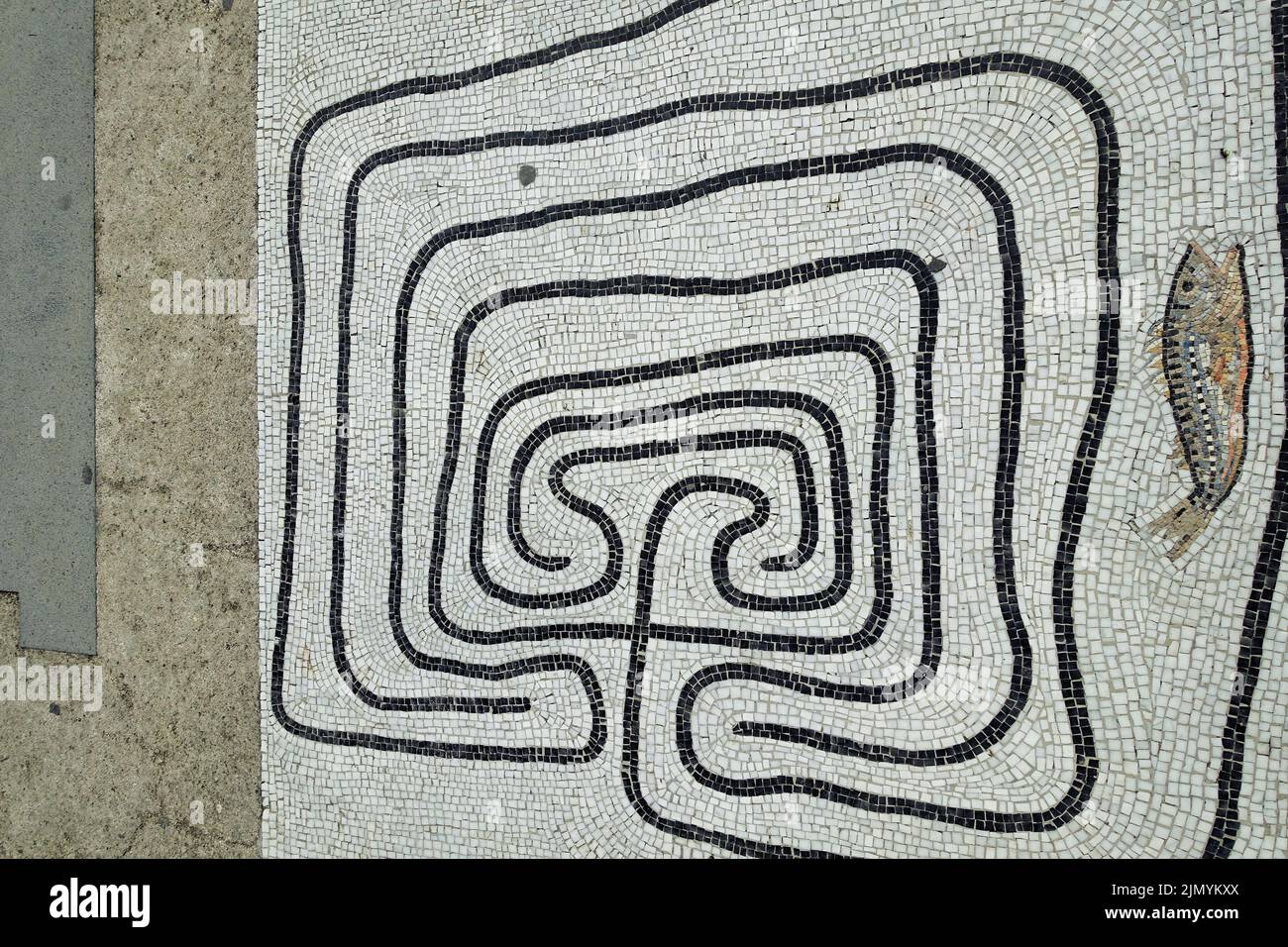 Labyrinth, Finde deinen Weg, Amalfiküste, Amalfi, Salemo, Italien, Europa Stockfoto