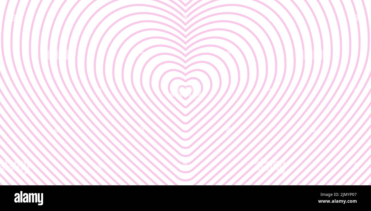 Herz Liebe Linie Hintergrund op Art Stock Vektor