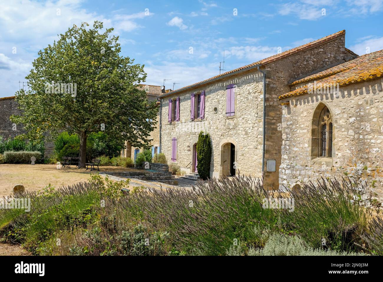 Eglise Sainte Marie in Aragon, Frankreich 2022. Stockfoto