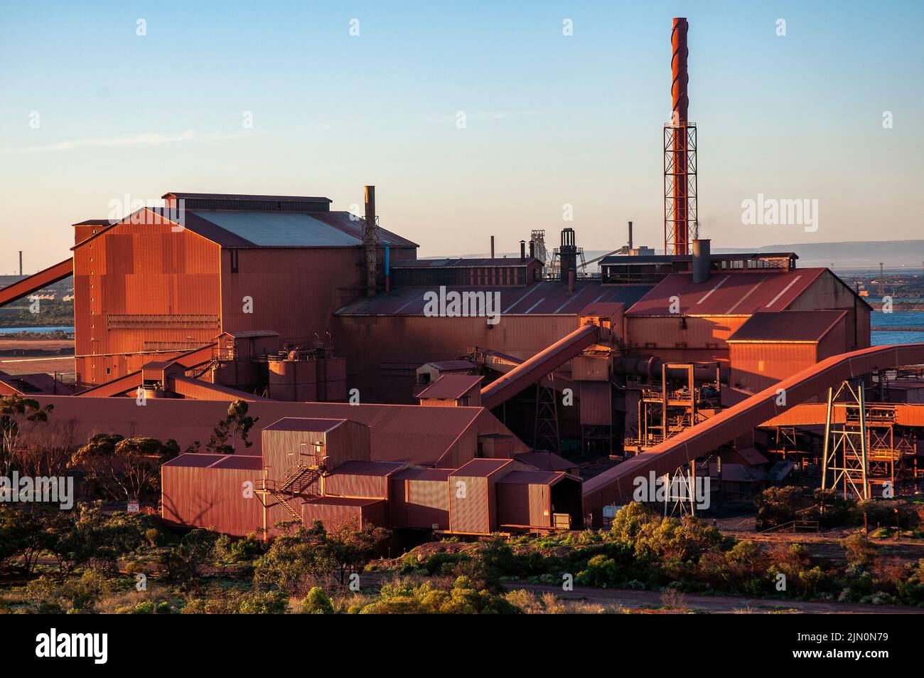 Das Stahlwerk Whyalla, Whyalla, South Australia Stockfoto