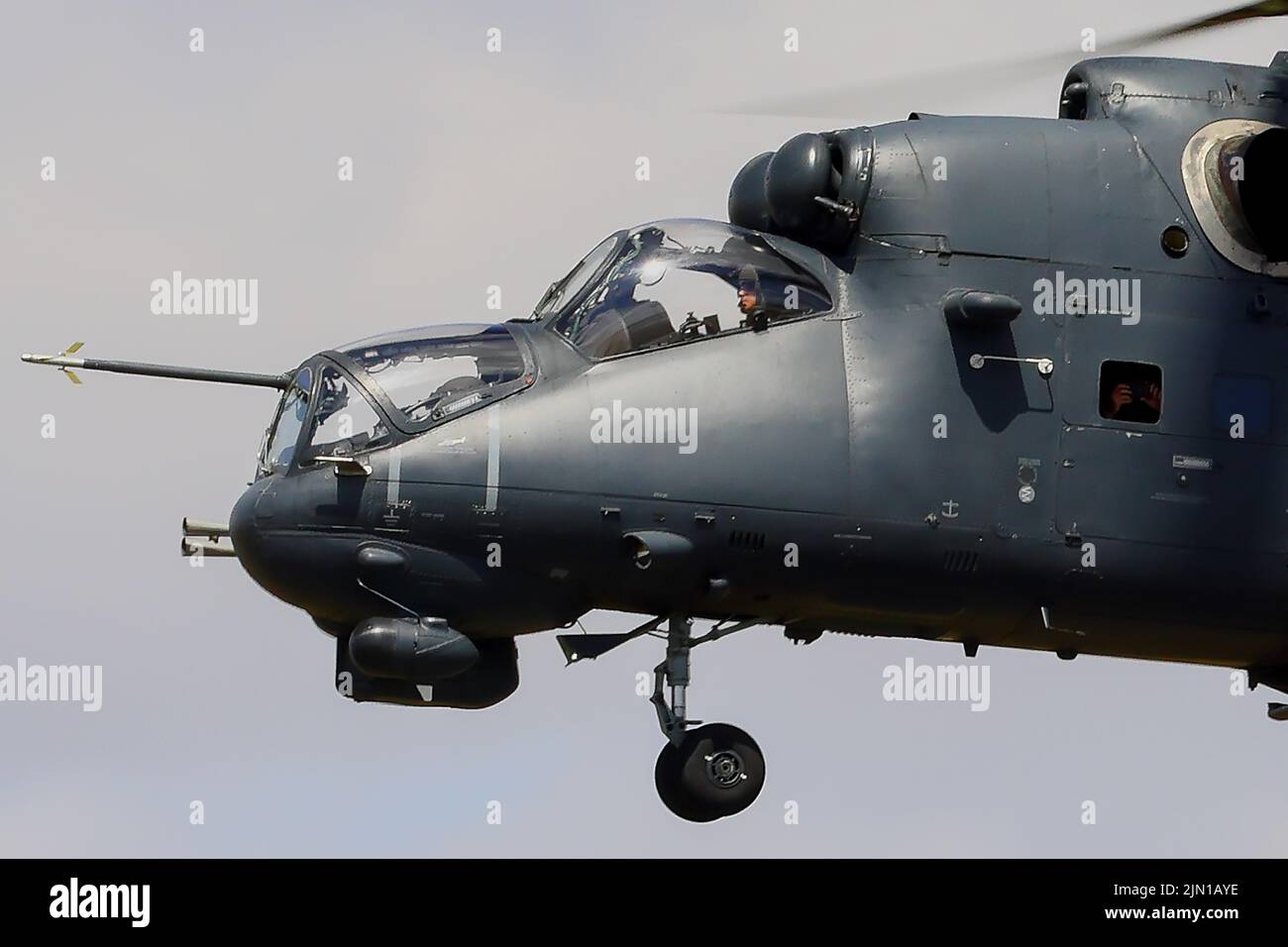 Ungarisch Mi-24p Hind Stockfoto