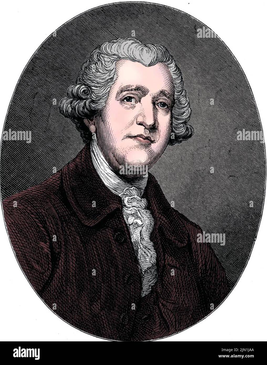 JOSIAH WEDGWOOD (1730-1795) englischer Töpfer und Abolitionist Stockfoto