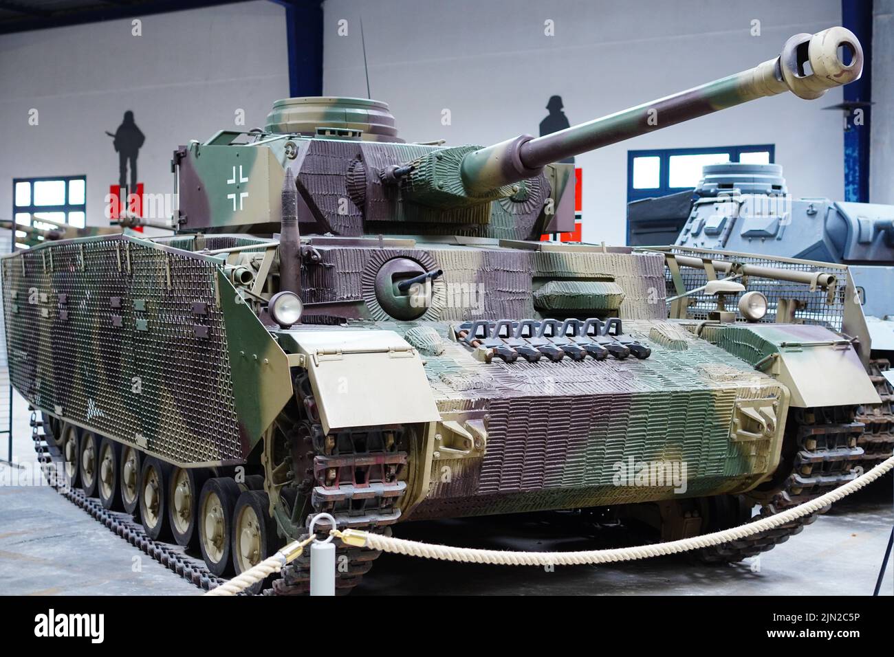 Panzer IV, deutscher Panzer, musée des Blindes, Saumur, Frankreich Stockfoto