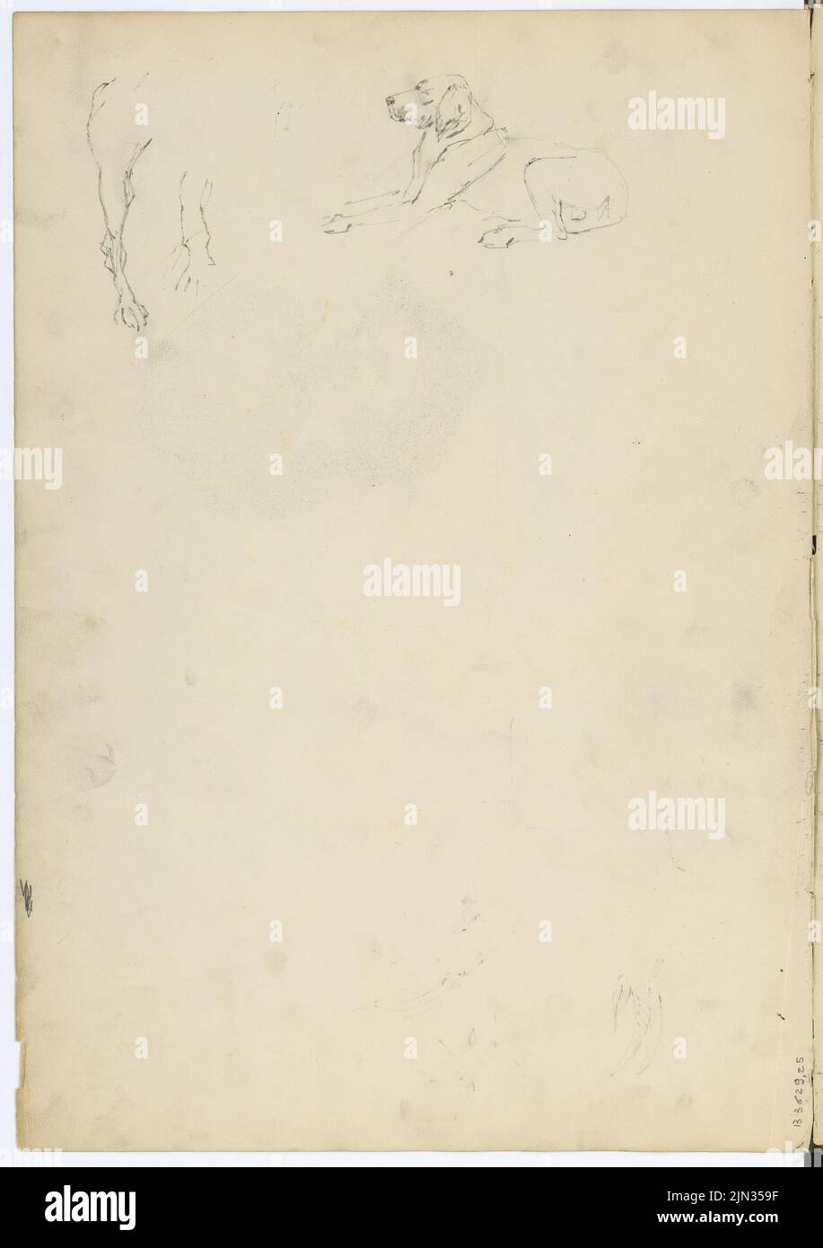 Poelzig Hans (1869-1936): Skizzenbuch F1 Stockfoto