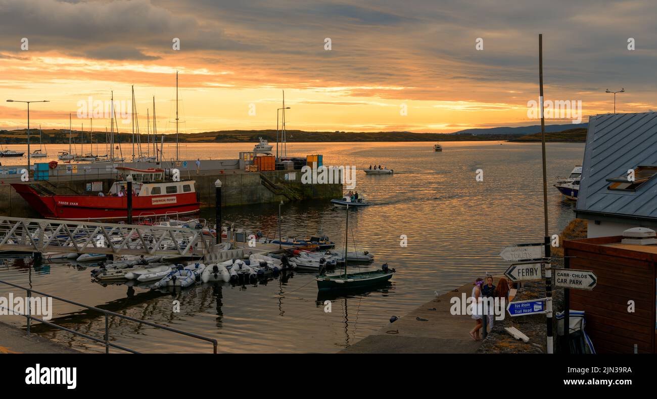 Blick auf Baltimore Bay. West Cork, Irland Stockfoto