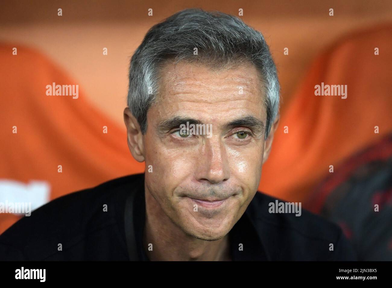 Rio de Janeiro, Brasilien,14. April 2022. Fußballtrainer Paulo Souza von flamengo Team, während des Spiels Flamengo x Talleres für die Copa Libertadores von A Stockfoto