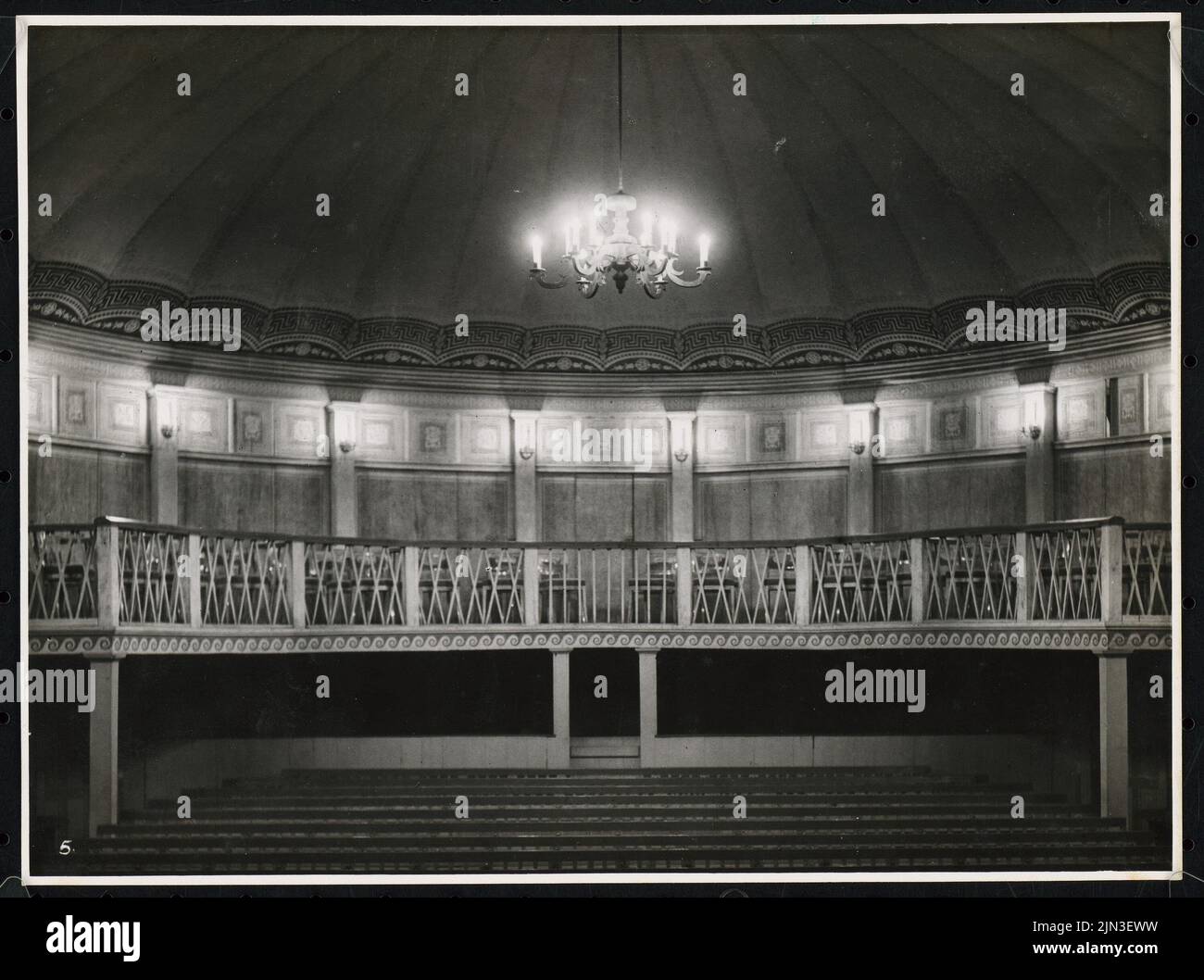 Goethe-Theater, Bad Lauchstädt: Zuschauerraum ansehen Stockfoto