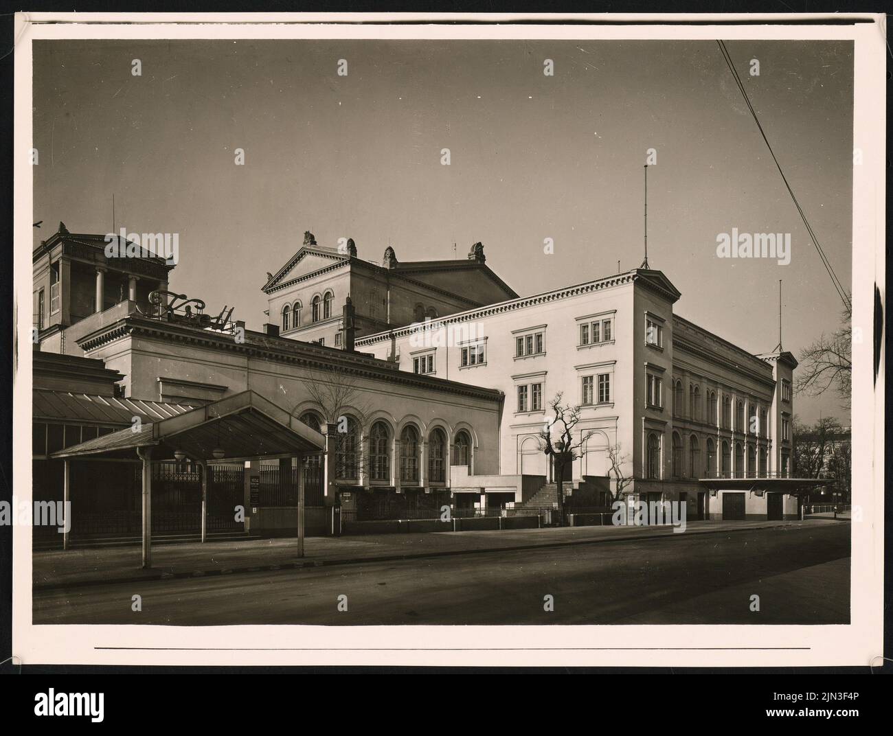 Kroll’s Establishment (d. h. Krolloper, Oper am Königsplatz), Berlin: Blick in den Süden Stockfoto