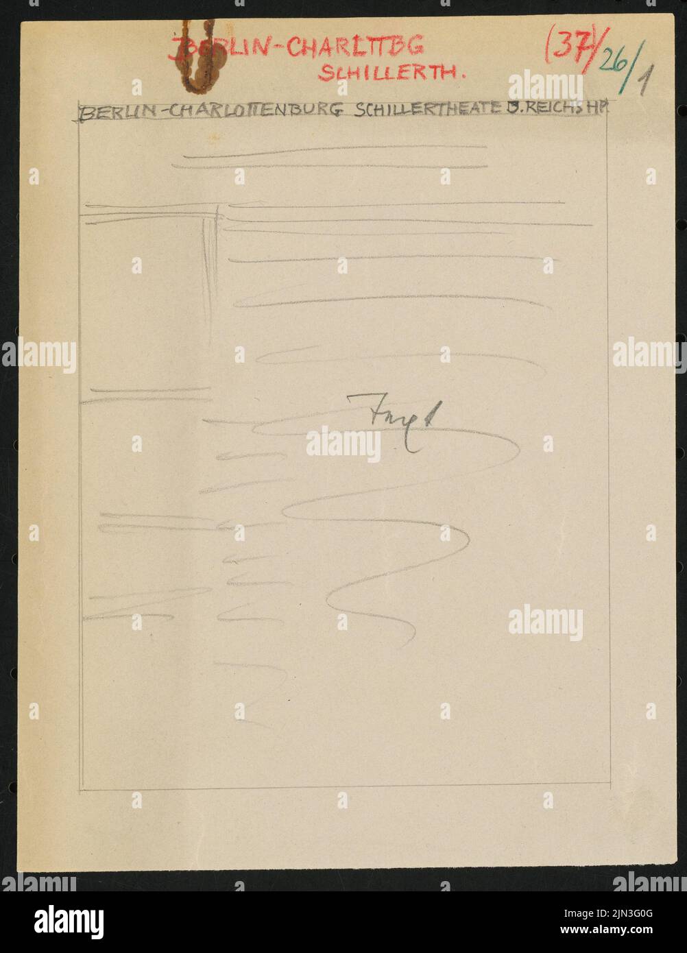 Heilmann & Littmann (als Architekt): Schiller Theater, Berlin Stockfoto