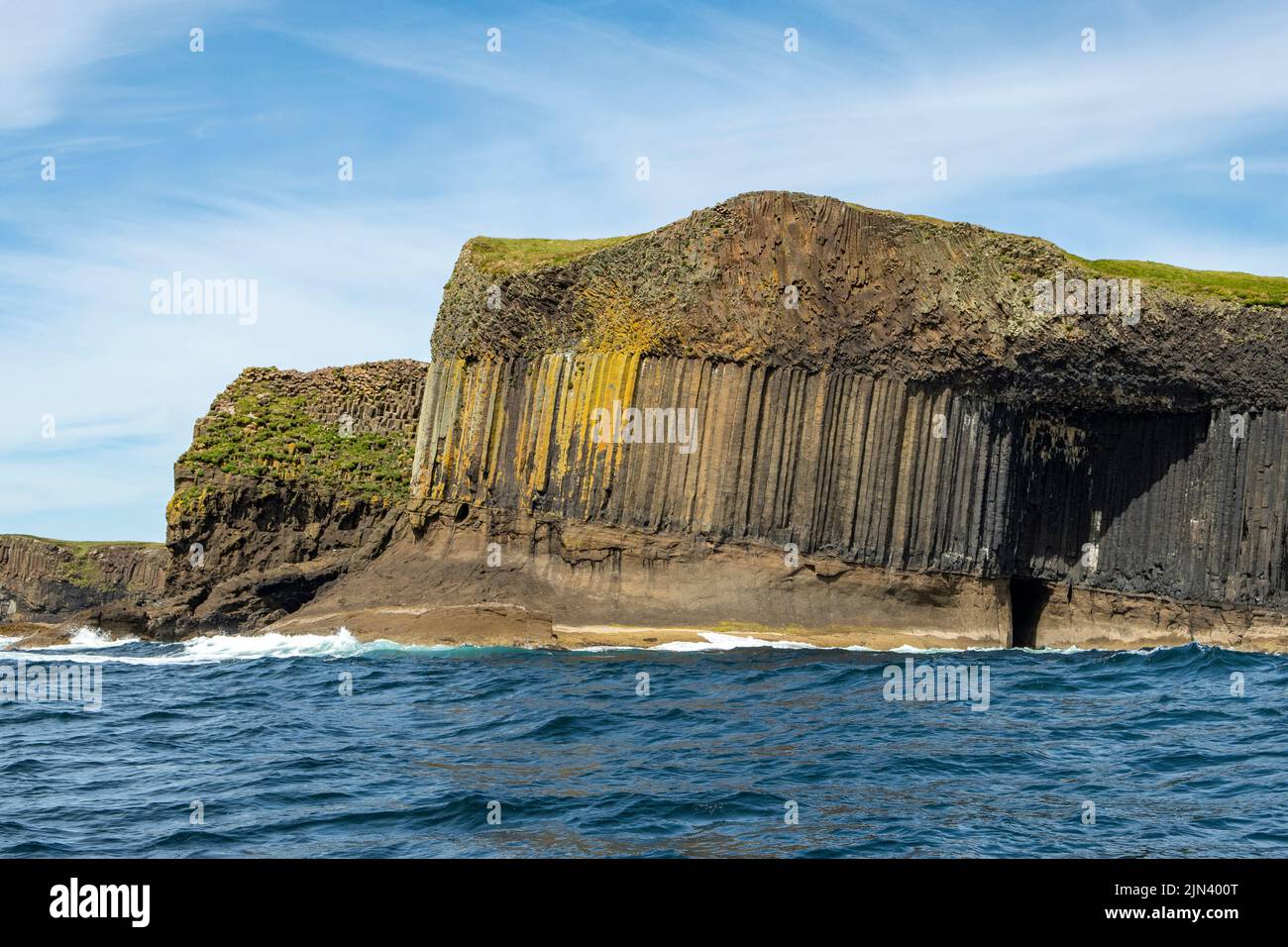 Basalt Columns on Staffa, Mull, Argyll and Bute, Scotland Stockfoto
