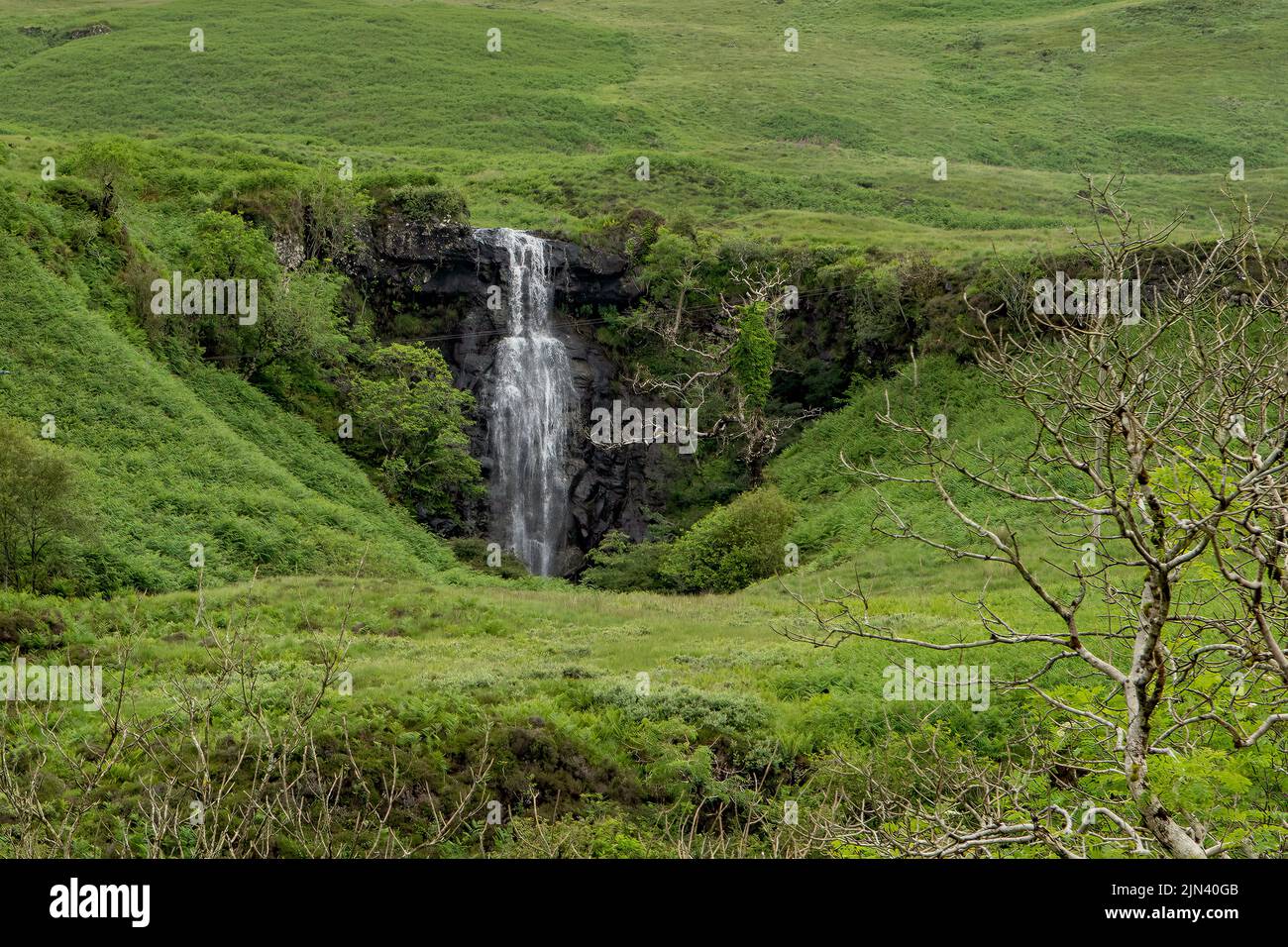 Wasserfall in der Nähe von Carsaig, Mull, Argyll und Bute, Schottland Stockfoto