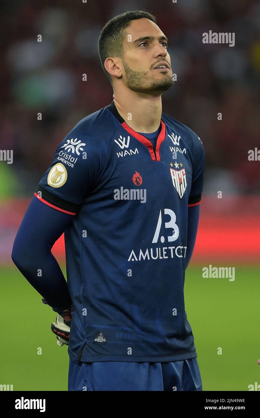 Rio de Janeiro, Brasilien, 30. Juli 2022. Fußballtorwart Ronaldo vom Atlético-GO-Team, während des Spiels Flamengo x Atlético-GO für das brasilianische Cham Stockfoto