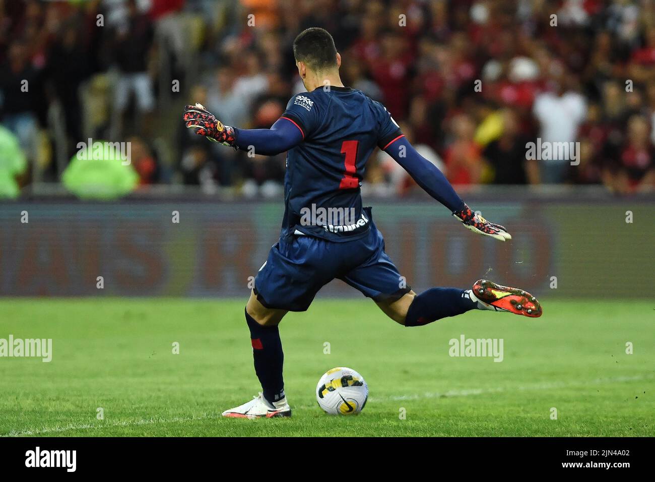 Rio de Janeiro, Brasilien, 30. Juli 2022. Fußballtorwart Ronaldo vom Atlético-GO-Team, während des Spiels Flamengo x Atlético-GO für das brasilianische Cham Stockfoto