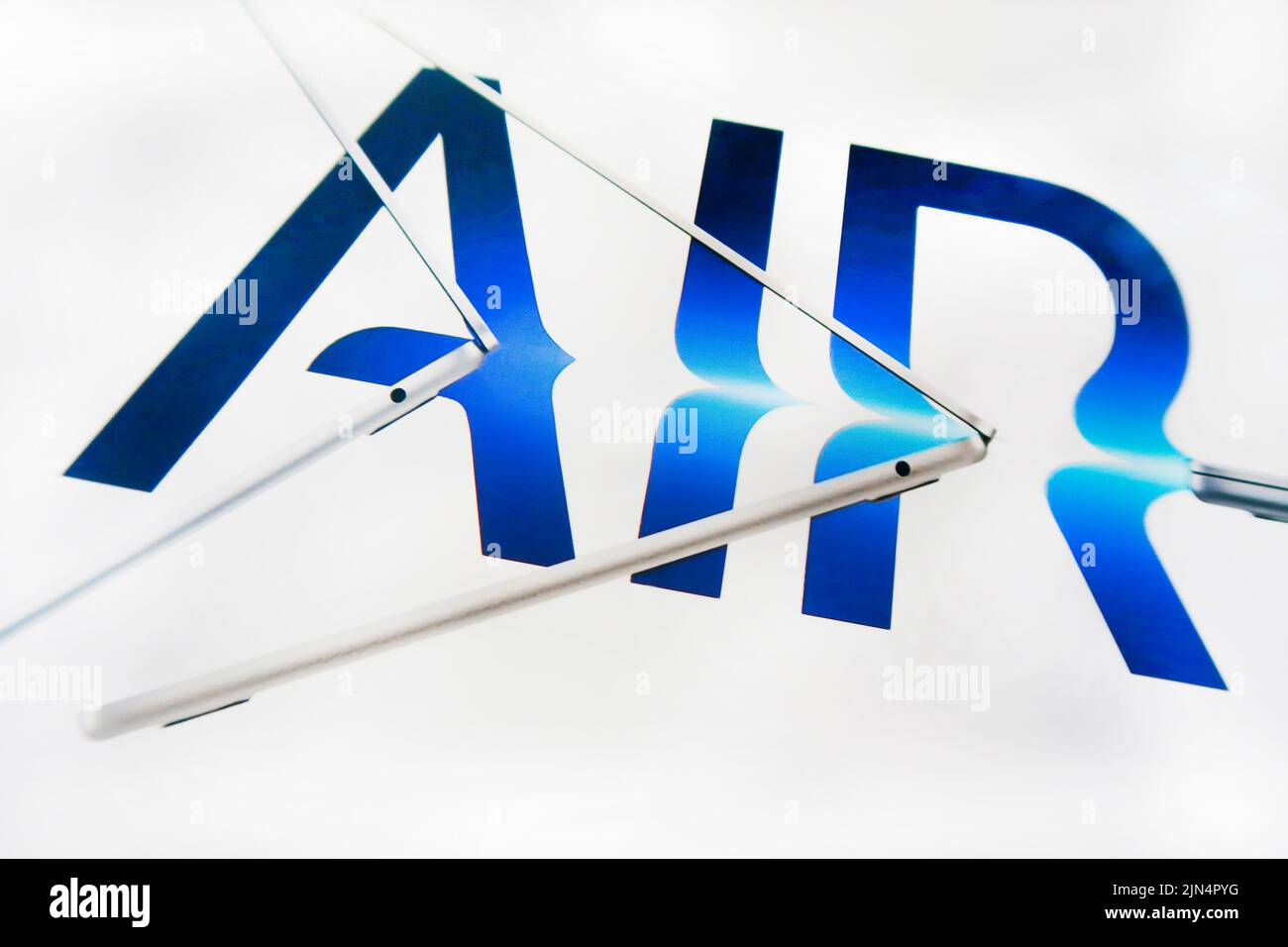 Apple m2-System auf einem Chip (SoC) Stockfoto