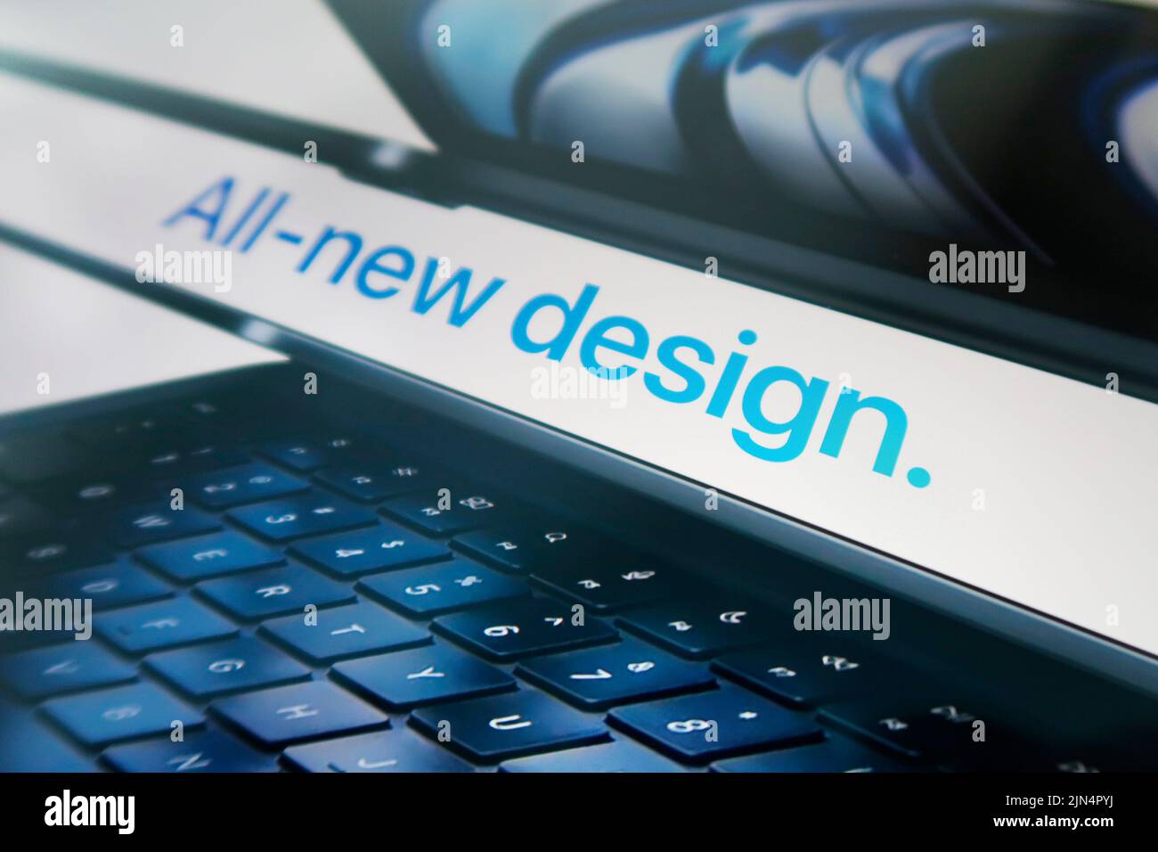 Apple m2-System auf einem Chip (SoC) Stockfoto