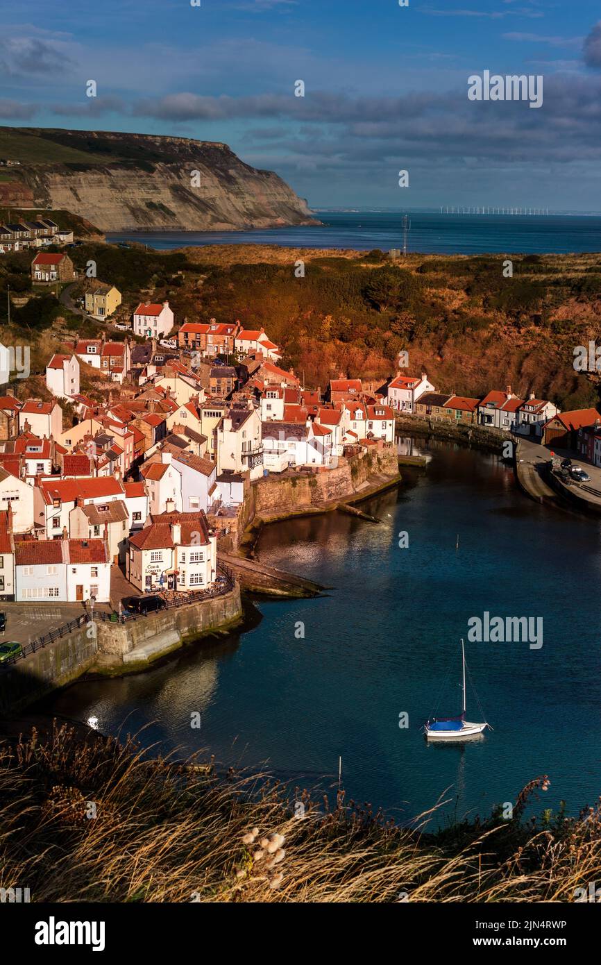 Staithes, Fischerdorf, North Yorkshire Coast Stockfoto