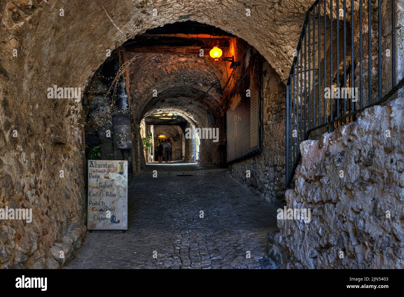 Santo Stefano di Sessanio, L'Aquila, Abruzzen, Italien Stockfoto