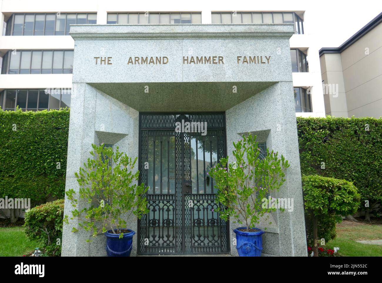Das mausoleum der familie armand hammer Fotos und Bildmaterial in