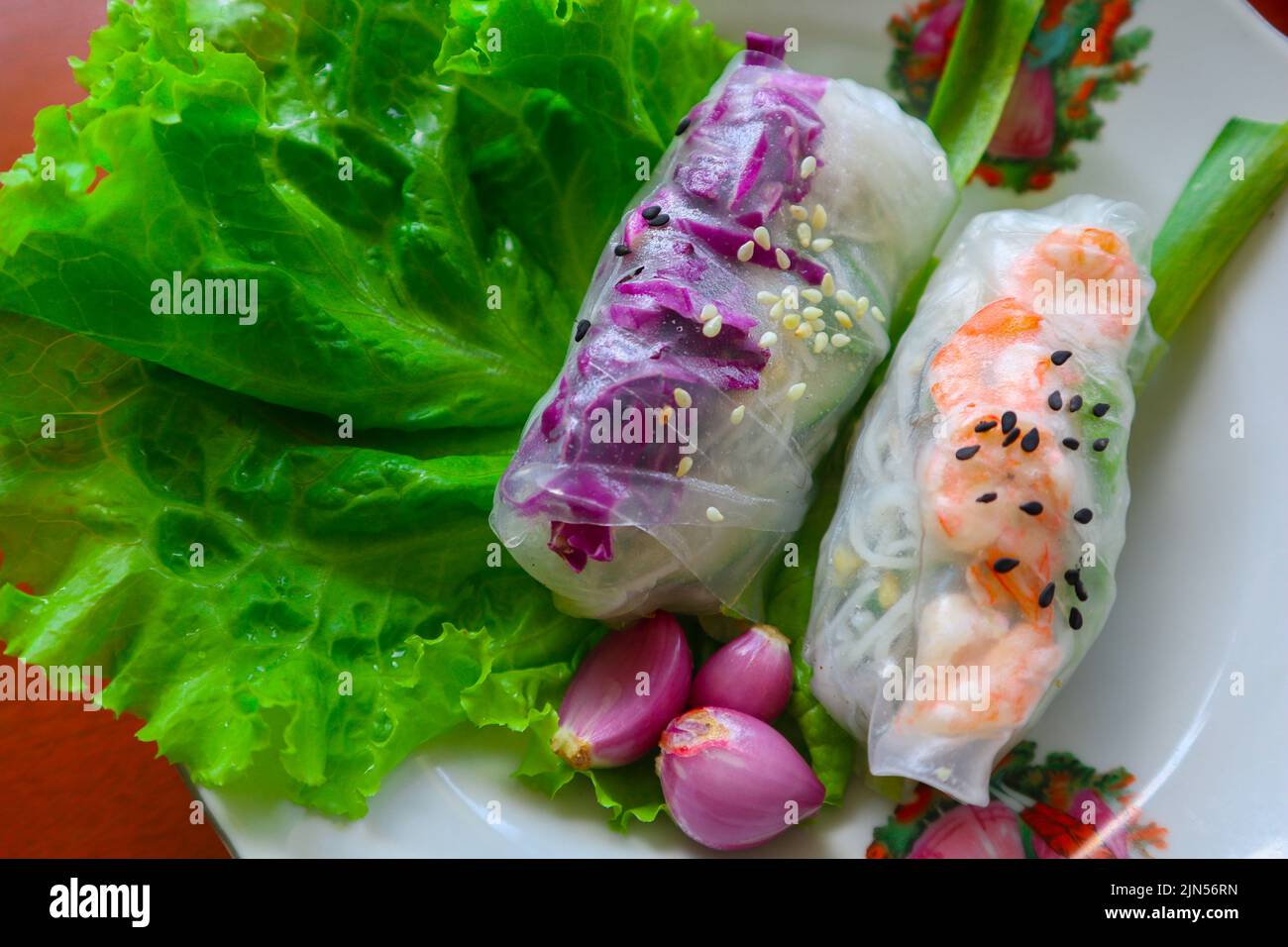 Goi Cuon ist eine traditionelle Frühlingsrolle aus Vietnam ...