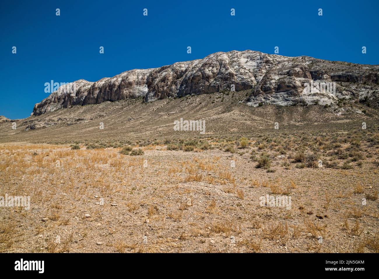 Golden Gate Range, Blick von der Seaman Wash Road, Water Gap Area, Great Basin Desert, Basin und Range National Monument, Nevada, USA Stockfoto
