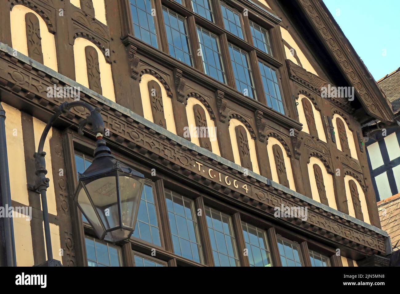 Gebäude Nr. 12 Bridge St, TC1664 , Thomas Cowper, Chester, Cheshire, ENGLAND, GROSSBRITANNIEN, CH1 1NQ Stockfoto