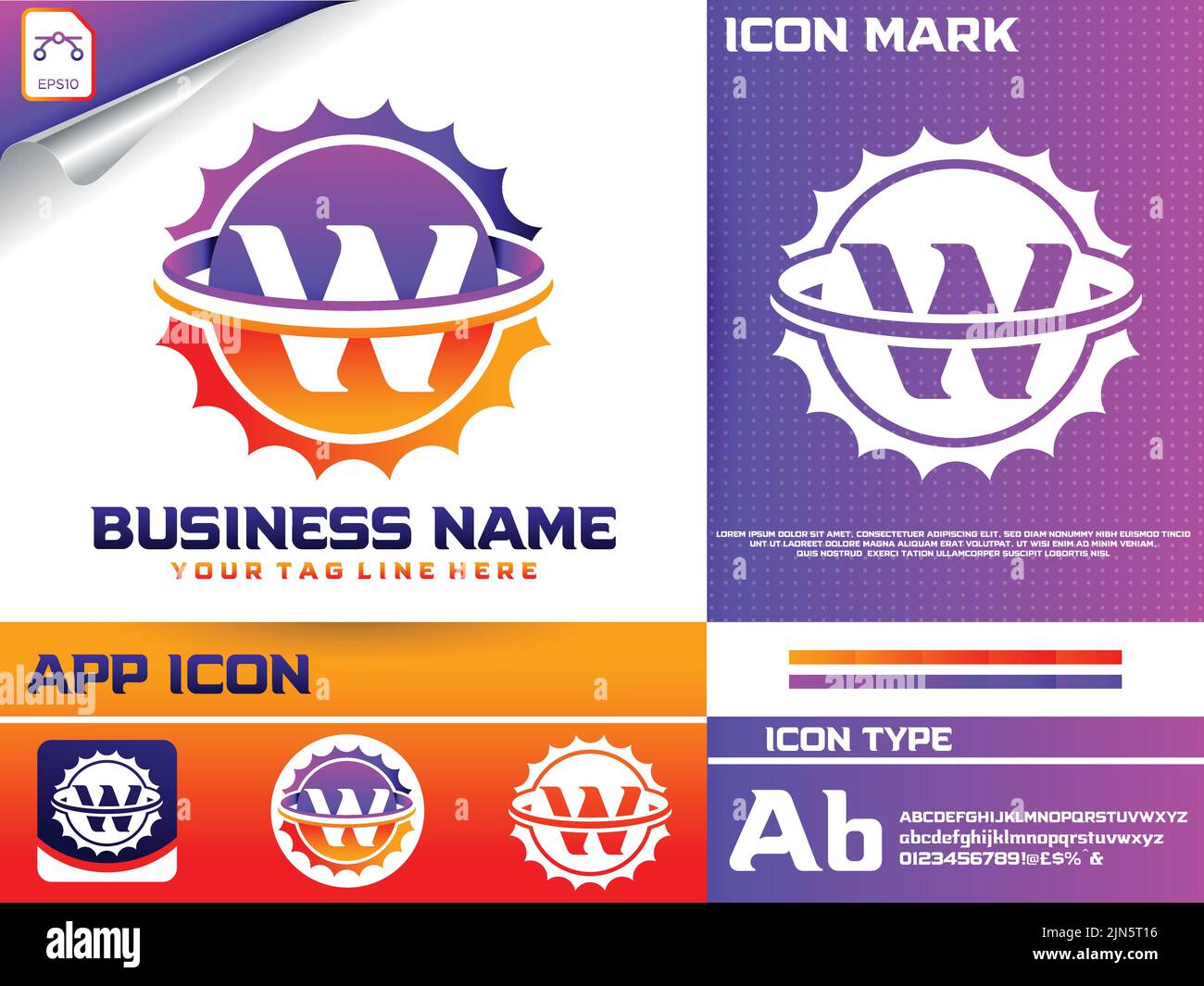 Automobilbuchstabe mit Logo-Design in Getriebeform Stock Vektor