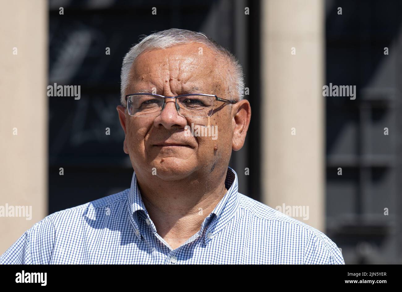 09. August 2022, Sachsen, Grimma Axel Bobbe von der Sächsischen