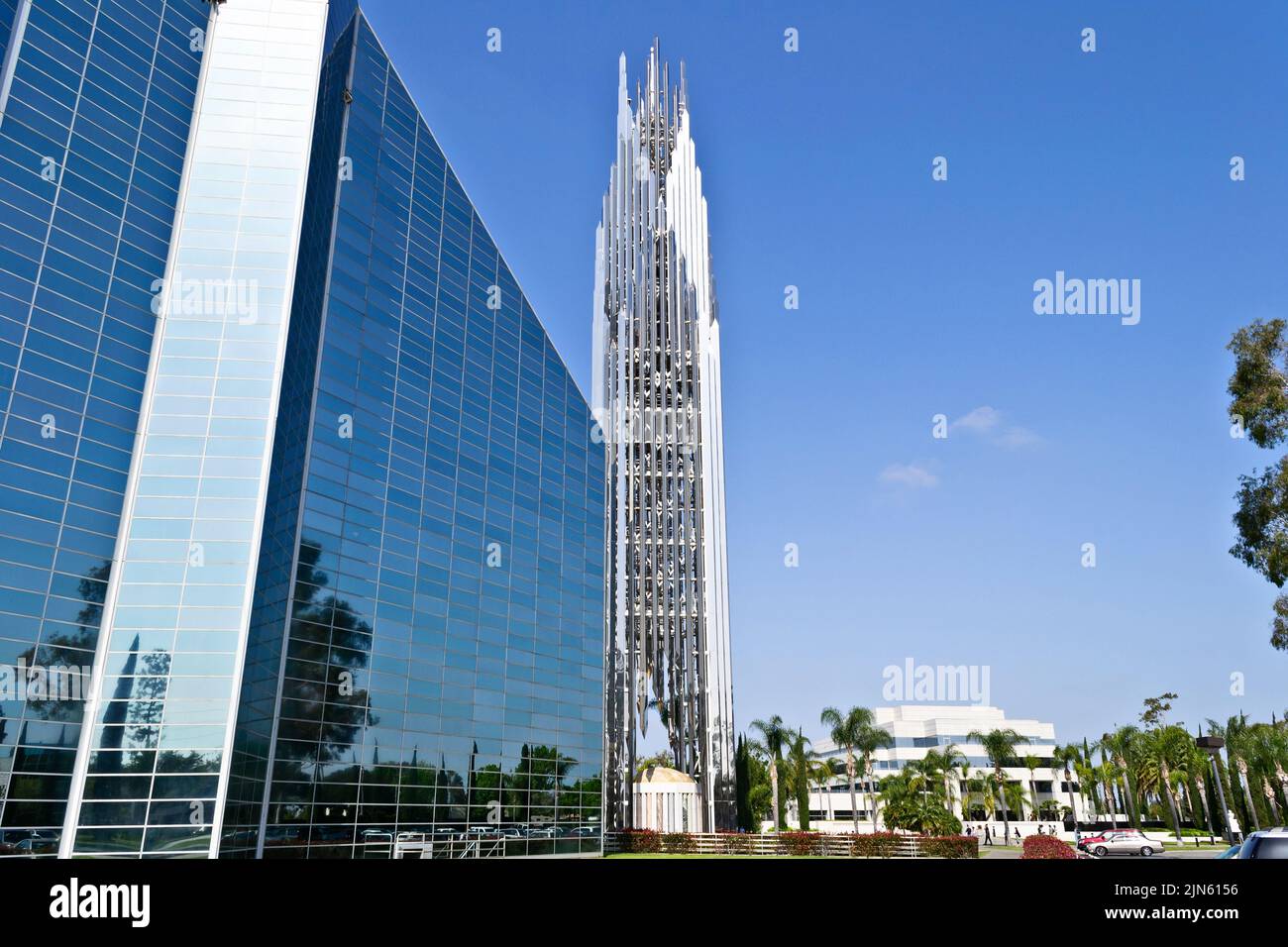 Crystal Cathedral ist ein Kirchengebäude in Garden Grove, Orange County, Kalifornien, USA Stockfoto